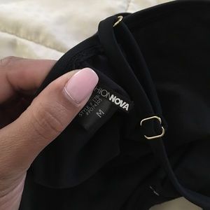 Black one piece swimsuit